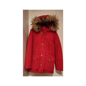 Piombo Men's Winter Coat with Faux Fur Hood Size M NWT